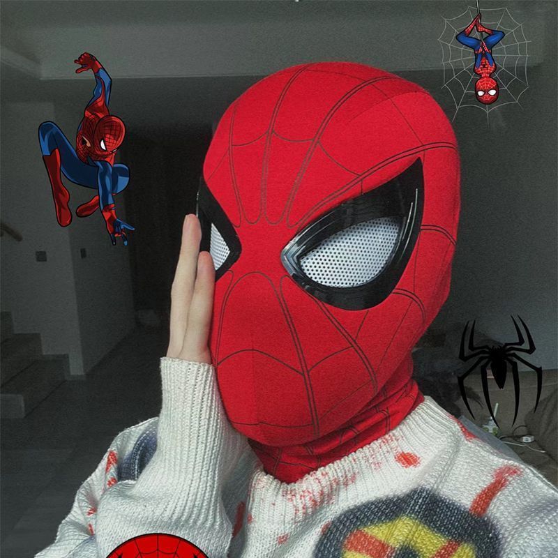 1:1 Spider‑Man Helmet Mask wit - Men Accessories Collection recension och pris