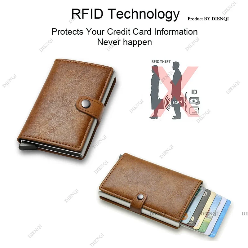 Anti Rfid Bank Credit Card Hol - Card Case Minimalist recension och pris